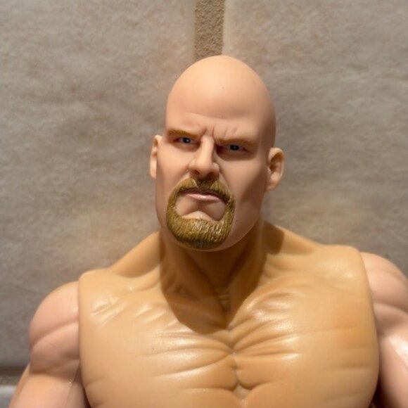 WWE Stone Cold Steve Austin 12 Inch Action Figure Jakks Slam N Crunch 1999 VTG - Picture 7 of 8